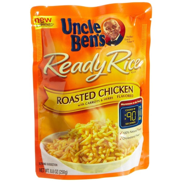 Uncle Ben's, Ready Rice, Roasted Chicken, 8.8oz Pouch (Pack of 6)