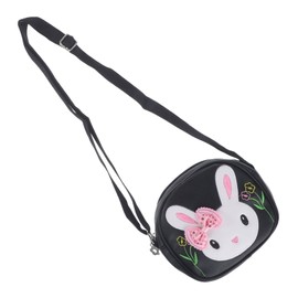 ifundom Girls Messenger Bag Kids Wallets Purses for Little Girls Easter Bunny Purse Birthday for Girls Bunny Bag for Girls Toddler Purse 4 Year Old Girl Play Pu Leather Miss Bow Tie