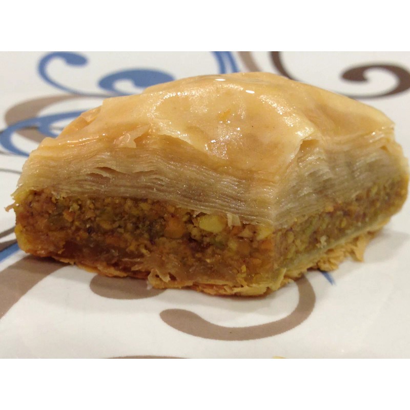 Tumea Sweets Organic Baklava with Pistachio & RAW Honey! Unique