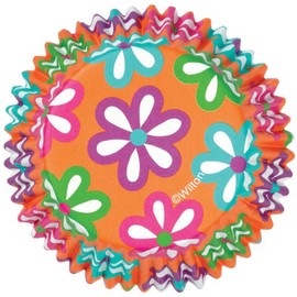 Wilton Flowers Colorcups Backförmchen, mit Blumenmotiven