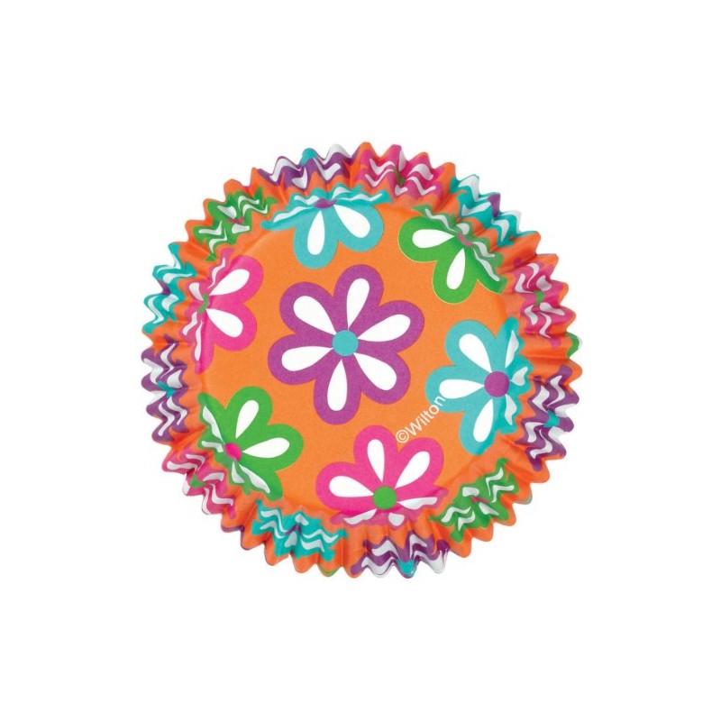 Wilton Flowers Colorcups Backförmchen, mit Blumenmotiven