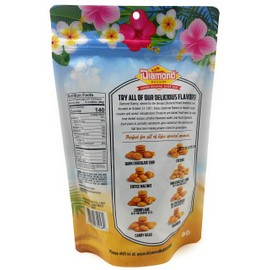 Diamond Bakery Hawaiian Butter Pecan Cookies - Irresistibly Delicious 4.5oz Resealable Pouch, Made with Aloha in Hawaii