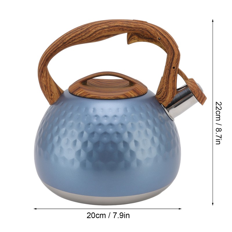 3 Liter Whistling Tea Kettle Stainless Steel Teapot with Handle