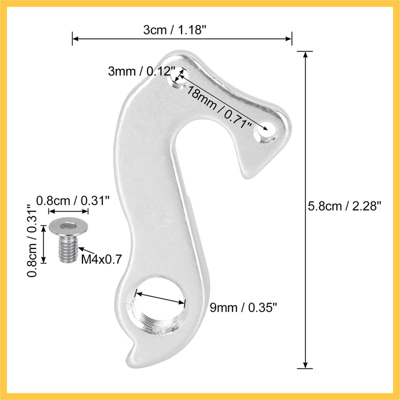 BULLSPANN Bicycle Rear Derailleur Hanger Gear Tail Hook 1pcs