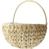 Dekoleidenschaft Water Hyacinth Wall Planter Natural Indoor Wall Planter Basket