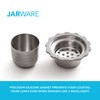 Jarware Mason Jar Cocktail Shaker Lid For Regular Mouth Mason