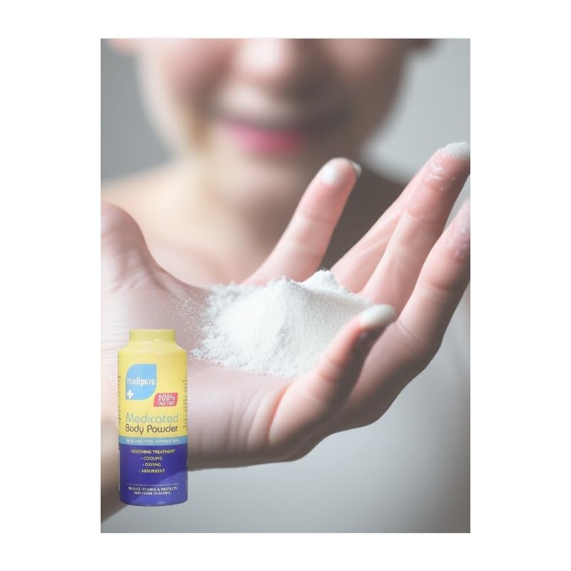 MM Medipure Body Powder 200g Pack of 3 | Soothing
