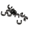 Pack of 10 Bicycle Cable Clamps Aluminium C-Clip Bicycle C-Clip