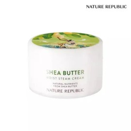 Nature Republic 조은하우스 [네이처리퍼블릭] 쉐어버터 스팀크림 모이스트중건성 100ml 2개 + 히알루론산 마스크팩 1매 892249 15+15 리얼 네이처 마스크 팩