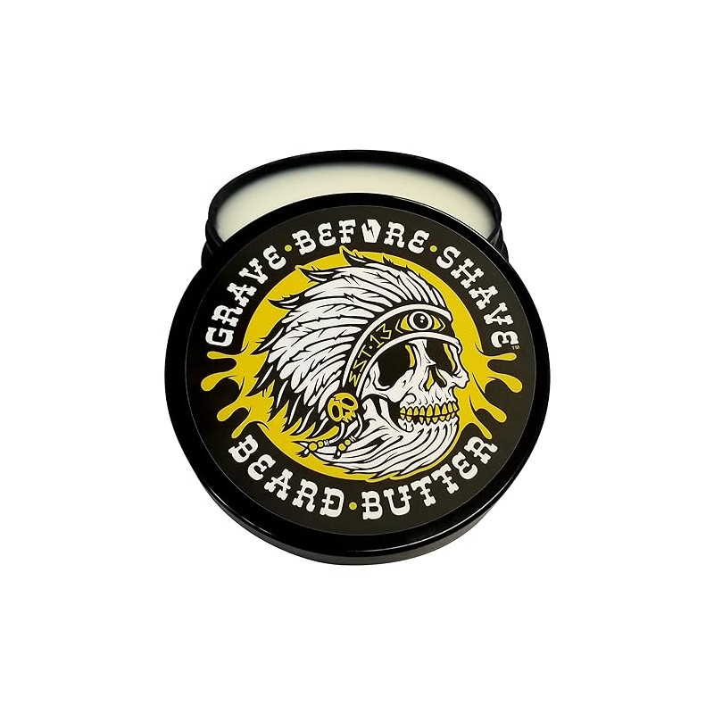 GRAVE BEFORE SHAVE Teakwood Blend Beard Butter 4oz