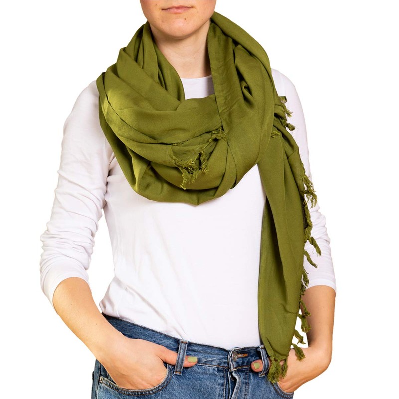 PANASIAM Sarong Unicolour for Men and Women, Multi-Functional Cloth Made