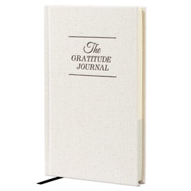 KINGTLE Daily Gratitude Journal with Simple Guided Format, 5 Minute Journal Intelligent Change Undated Journal for Recording Goodness, Happiness, Gratitude and Reflection (Beige)