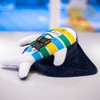 Busy Button Plush Toy Narwhal Stuffed Animal Development Toy Educational
