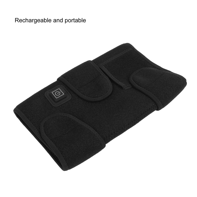 Heated Knee Brace Wrap 3 Levels Temperature Rapid Heating Rechargeable