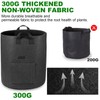 OPPOLIFE 4-Pack 10 Gallon Potato Grow Bags with Flap Window,