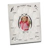 2 Tone S/Plated "My First Year" Frame with 12 month