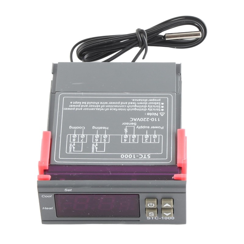 STC-1000 All-Purpose Digital Temperature Controller, Cooling and Heating Thermostat with