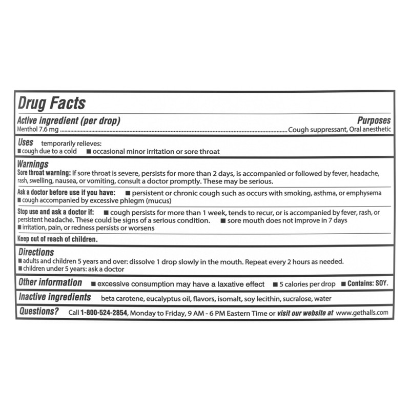 HALLS Relief Honey Lemon Sugar Free Cough Drops, Value Pack,