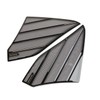Korlot Black Stainless Steel Interior Audio Speaker Cover Decorative Trim