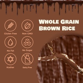 LIEBERS Dark Chocolate Rice Cakes, Pack Of 3 Kosher Certified Dairy Free, Gluten Free Snack Dark Chocolate