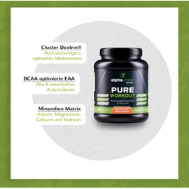 Pure Intra Workout Shake - Cluster Dextrin + EAA + BCAA + Minerals - 800 g Powder Highly Branched Cyclic Maltodextrin and Free Amino Acids