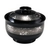 Fukui Craft 33710650 Heat Resistant Lily Shaped Suction Bowl Silver