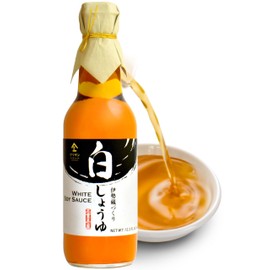 YAMASAN KYOTO UJI Soy Sauce White Naturally & Traditionally Brewed, Artisanal Handworks, From Japanese Small Brewery of 100 Years History 360ml