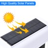 Solar Powered Fake Security Camera, Dummy Simulated CCTV Surveillance System