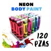 Tienda Oki 120 Pintura Neón Cuerpo Body Paint Brillo Luz
