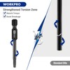WORKPRO 10pcs Square Bit Set, CNC Machined S2 Steel Magnetic
