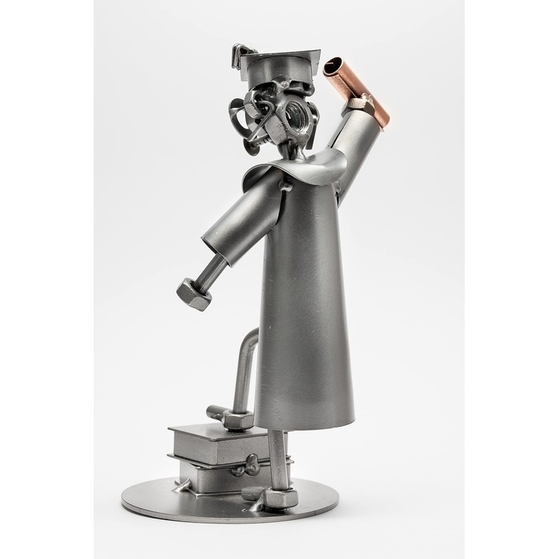 STEEMO Screw Man Figure: Bachelor Academic Master Graduate Gift Metal