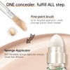 CATKIN Full Coverage Dual-Ended Liquid Concealer Eraser Dark Circles Treatment,