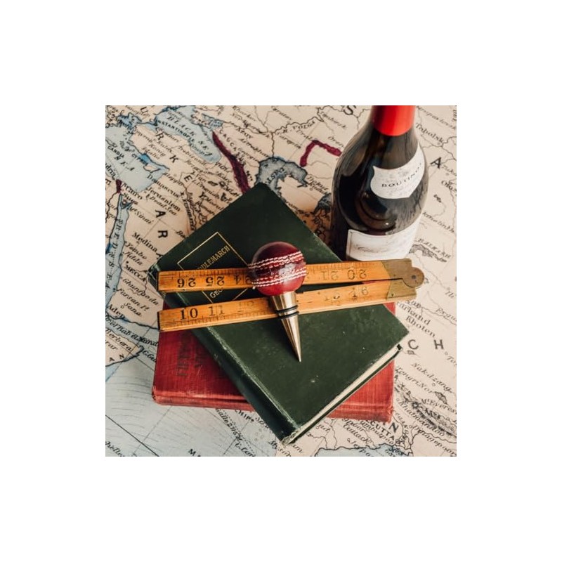 Culinary Concepts London Cricket Ball Bottle Stopper