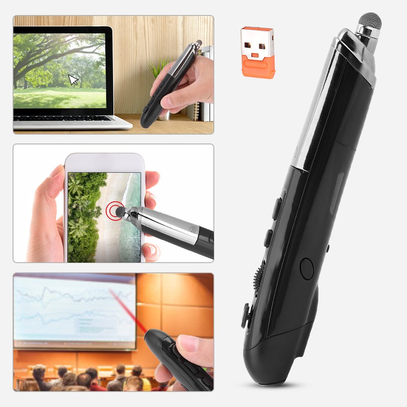 2.4G USB Wireless Optical Pen Mouse Pocket Drawing Write Stylus