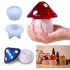 Mushroom Jar Silicone Molds Easy Demoulding Flexible Reusable Container Box