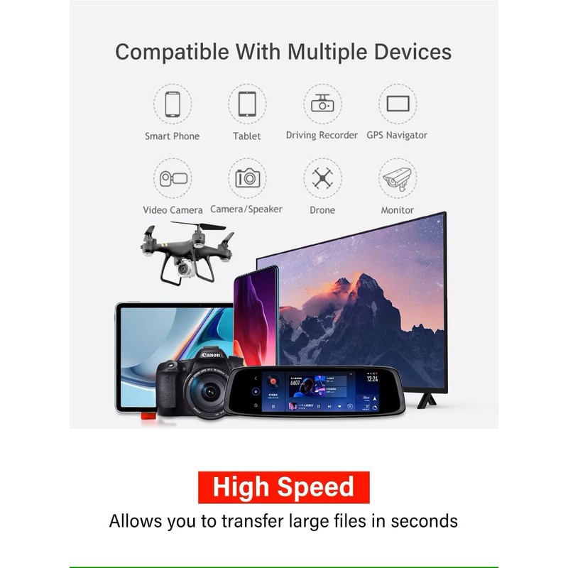 UltraDexx 32GB Micro SD Memory Card, Class 10, U1, SDHC,