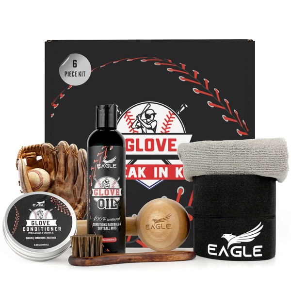 Eagle Glove Break in Kit - Glove Oil (8.45oz), Conditioner