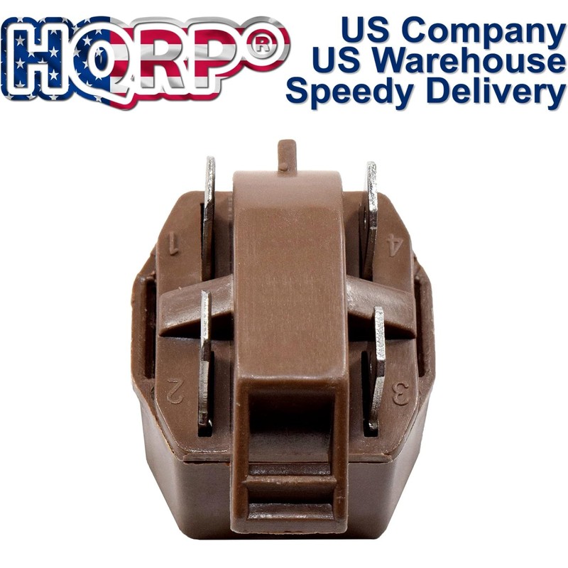 HQRP 2-Pack PTC Start Relays/Starter Replacement compatible with Magic Chef