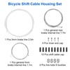 sourcing map Bicycle Shift Cable Housing Set Universal Bicycle Brake
