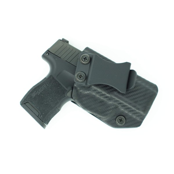 Sunsmith Holster - Compatible with Sig Sauer P365 Kydex IWB Inside Waistband Concealed Carry Holster Made in USA by Fast Draw USA (Carbon Fiber - Right Hand)