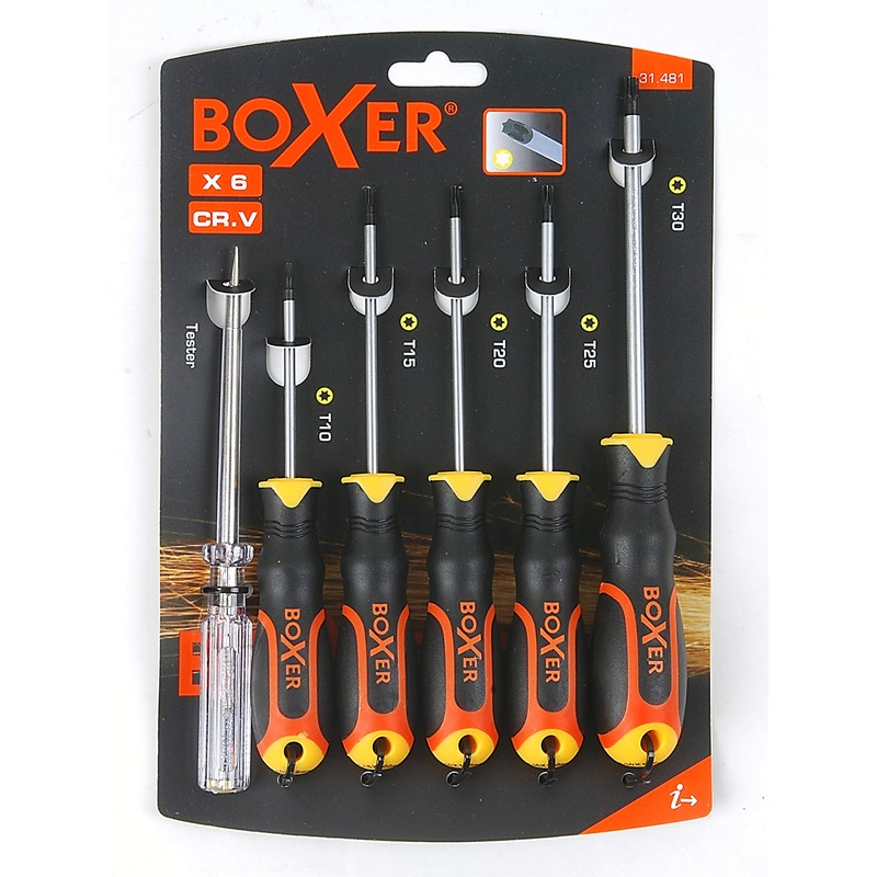 Boxer Screwdriver Set TORX - 6 Piece