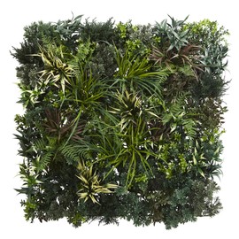 Nearly Natural Greens & Fern Artificial Living Wall, 3'