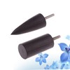 TEHAUX 2pcs Ebony Leather Burnisher Electric Polished Tools for Crafting