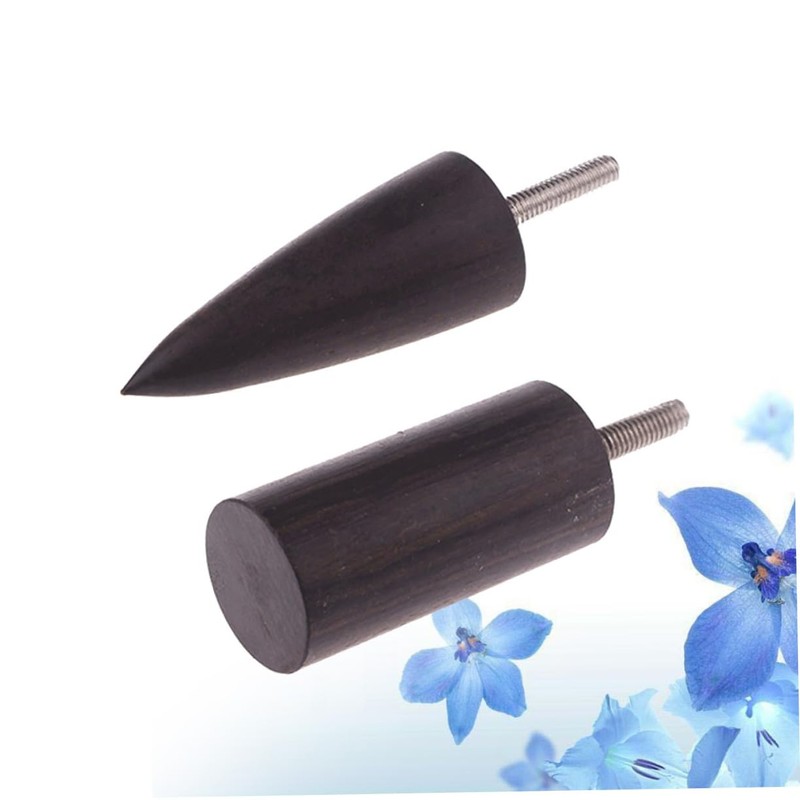 TEHAUX 2pcs Ebony Leather Burnisher Electric Polished Tools for Crafting