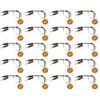 20x Amber - 3/4" (.75") Mini Round Clearance 3 LED