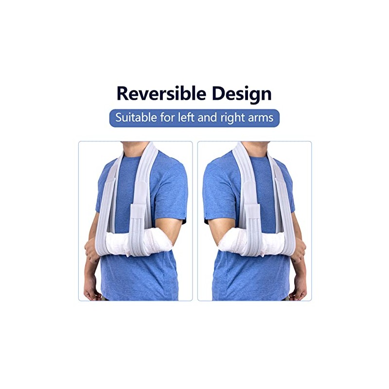 Arm Sling Adjustable Shoulder Support Sling (Purple)