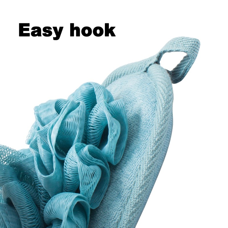 Amariver 3 Pack Body Sponge Brushes Pouf Mesh Brush Shower