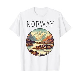 Norway scenery Art Deco T-Shirt