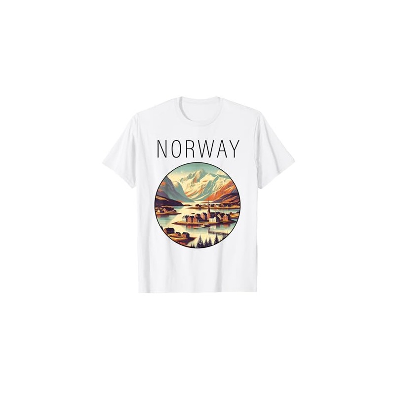 Norway scenery Art Deco T-Shirt
