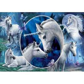Schmidt 59668 Other License Lisa Parker: Mythical Unicorns Jigsaw Puzzle, 1000pc